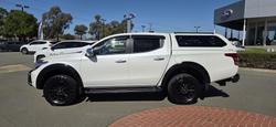 2017 Mitsubishi Triton GLS MQ MY17 4X4 Dual Range White