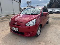 2014 Mitsubishi Mirage ES LA MY15 Red Planet