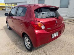 2014 Mitsubishi Mirage ES LA MY15 Red Planet