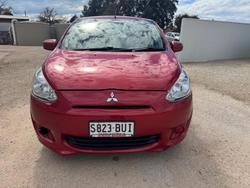 2014 Mitsubishi Mirage ES LA MY15 Red Planet