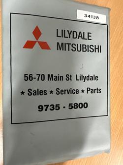 2004 Mitsubishi Lancer ES CH MY05 Black Mica