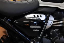 2025 Triumph Scrambler 400 XC Scrambler White