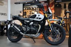 2025 Triumph Scrambler 400 XC Scrambler White