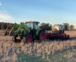 0 SERAFIN ECOSOW 632 SINGLE DISC SEEDER WITH GASON BIN NEW RED