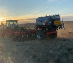 0 SERAFIN ECOSOW 632 SINGLE DISC SEEDER WITH GASON BIN NEW RED