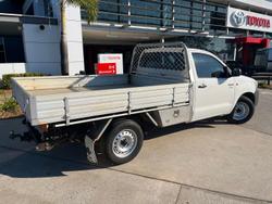 2012 Toyota Hilux Workmate TGN16R MY12 4x2 Glacier White