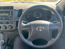 2012 Toyota Hilux Workmate TGN16R MY12 4x2 Glacier White