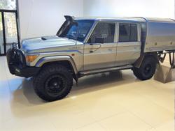 2017 Toyota Landcruiser GXL VDJ79R 4X4 Dual Range Silver Pearl