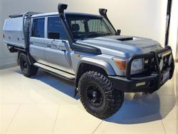 2017 Toyota Landcruiser GXL VDJ79R 4X4 Dual Range Silver Pearl