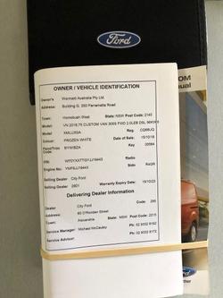 2018 Ford Transit Custom 300S VN MY18.75 Frozen White