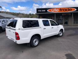 2014 Toyota Hilux SR GGN15R MY14 4x2 Glacier White