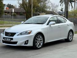 2012 Lexus IS 250 Prestige GSE20R White Pearl
