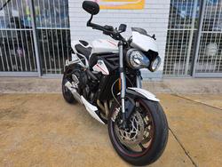 2018 Triumph STREET TRIPLE RS White