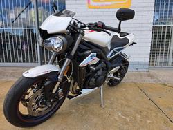 2018 Triumph STREET TRIPLE RS White