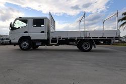 2025 Fuso Canter 815 Crew Cab Alloy Tray with ladder racks White