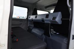 2025 Fuso Canter 815 Crew Cab Alloy Tray with ladder racks White