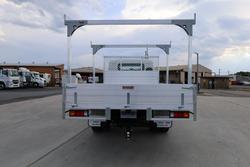 2025 Fuso Canter 815 Crew Cab Alloy Tray with ladder racks White