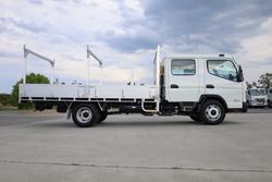 2025 Fuso Canter 815 Crew Cab Alloy Tray with ladder racks White