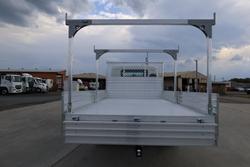 2025 Fuso Canter 815 Crew Cab Alloy Tray with ladder racks White