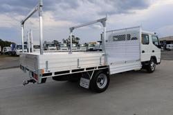 2025 Fuso Canter 815 Crew Cab Alloy Tray with ladder racks White