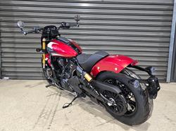 2025 INDIAN SCOUT 101 LIMITED SUNSET RED METALLIC