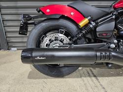 2025 INDIAN SCOUT 101 LIMITED SUNSET RED METALLIC