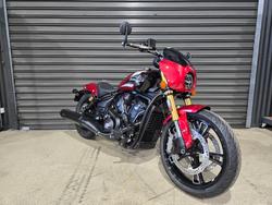 2025 INDIAN SCOUT 101 LIMITED SUNSET RED METALLIC