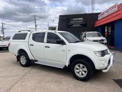2011 Mitsubishi Triton GL-R MN MY11 4X4 Dual Range White