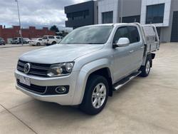 2013 Volkswagen Amarok TDI420 Highline 2H MY13 4X4 Constant Reflex Silver