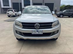 2013 Volkswagen Amarok TDI420 Highline 2H MY13 4X4 Constant Reflex Silver