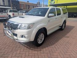 2014 Toyota Hilux SR5 KUN26R MY14 4X4 Dual Range Glacier White
