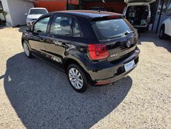 2015 Volkswagen Polo 81TSI Comfortline 6R MY16 Deep Black