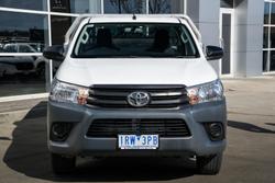 2018 Toyota Hilux Workmate TGN121R 4x2 Glacier White
