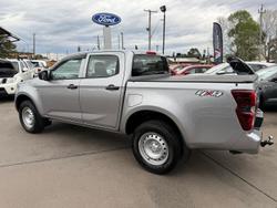 2023 Isuzu D-MAX SX MY23 4X4 Dual Range Mercury Silver