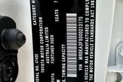 2021 Toyota
                Fortuner GXL