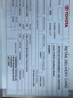 2019 Toyota Landcruiser Workmate