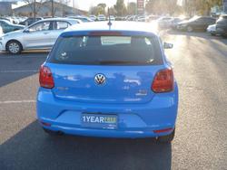 2017 Volkswagen Polo 81TSI Comfortline 6R MY17 Cornflower Blue