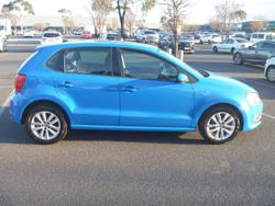 2017 Volkswagen Polo 81TSI Comfortline 6R MY17 Cornflower Blue