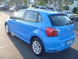 2017 Volkswagen Polo 81TSI Comfortline 6R MY17 Cornflower Blue