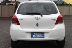 2011 Toyota Yaris YR NCP90R MY11 Glacier White