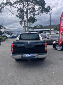 2012 Nissan Navara ST 25th Anniversary D40 Series 6 4X4 Dual Range Midnight Black