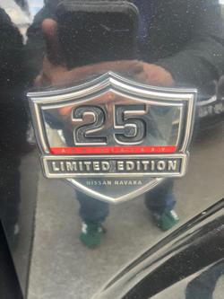 2012 Nissan Navara ST 25th Anniversary D40 Series 6 4X4 Dual Range Midnight Black