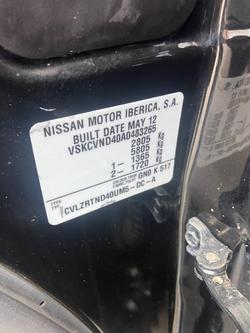 2012 Nissan Navara ST 25th Anniversary D40 Series 6 4X4 Dual Range Midnight Black