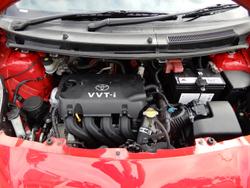 2008 Toyota Yaris YRS NCP91R MY09 Cherry