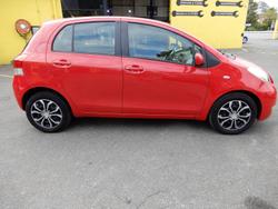 2008 Toyota Yaris YRS NCP91R MY09 Cherry