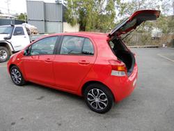 2008 Toyota Yaris YRS NCP91R MY09 Cherry