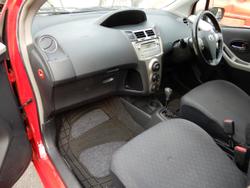 2008 Toyota Yaris YRS NCP91R MY09 Cherry