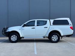 2013 Mitsubishi Triton GLX MN MY14 4X4 Dual Range White