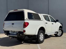 2013 Mitsubishi Triton GLX MN MY14 4X4 Dual Range White