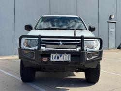 2013 Mitsubishi Triton GLX MN MY14 4X4 Dual Range White